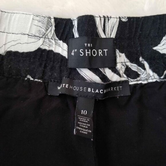 White House Black Market Women's 4-Inch Soft Floral Print Short - Picture 7 of 8